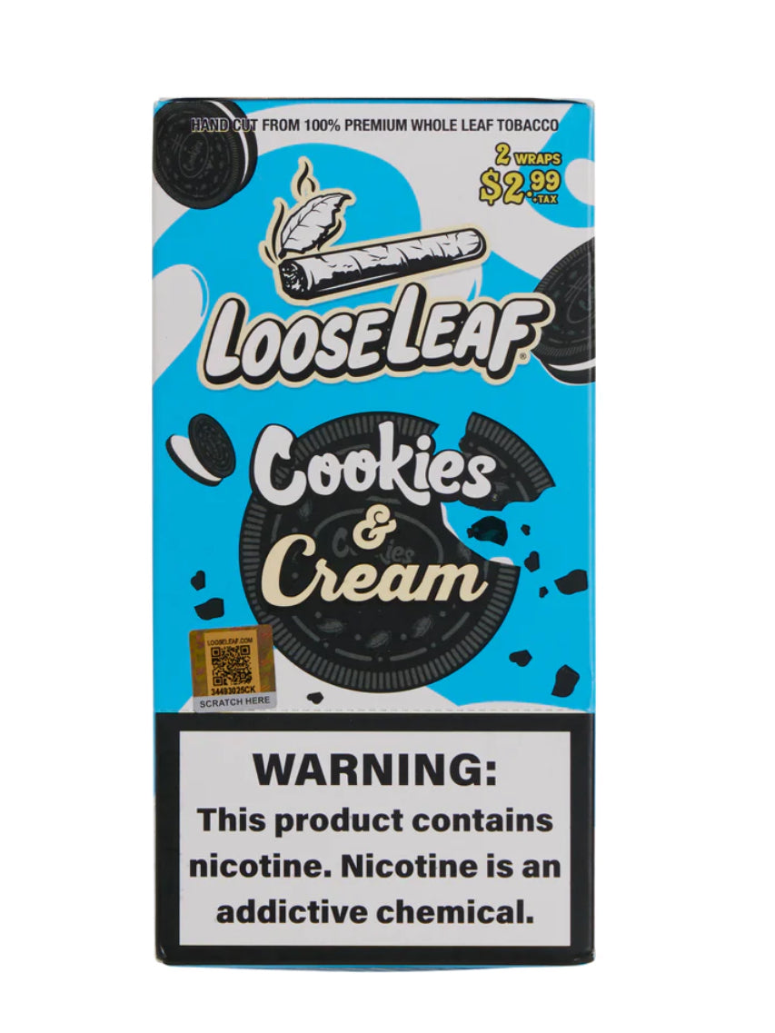 Loose leaf x Cookies 2 pack wraps