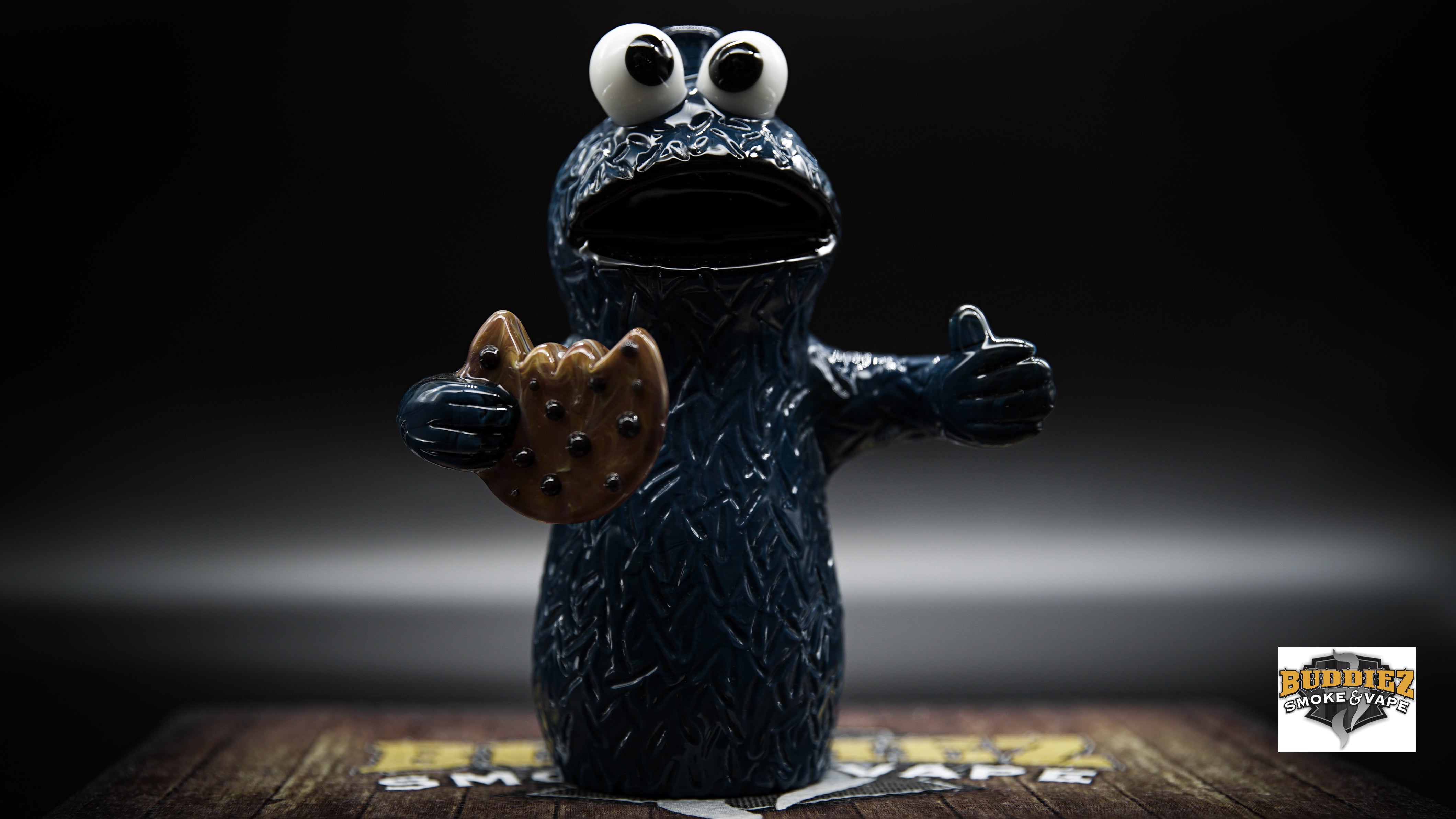 Cookie Monster By Daniel Glass Art